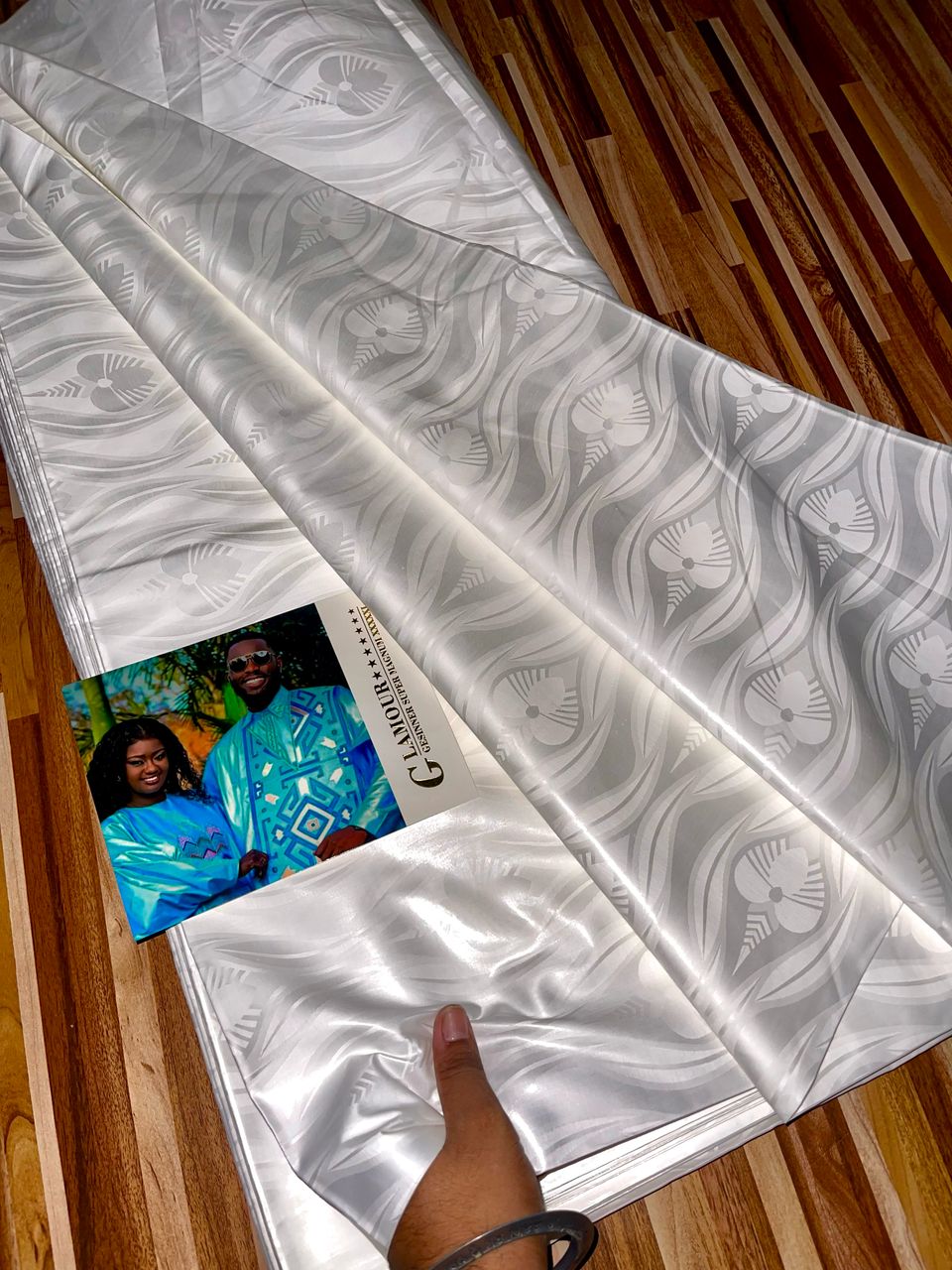 Luxury African Bazin Riche Fabric – 5 Yards - Shiny African Damask Bazin for Boubou, Agbada, Kaftan, Weddings – High-Quality African Fabric (Copy) (Copy)