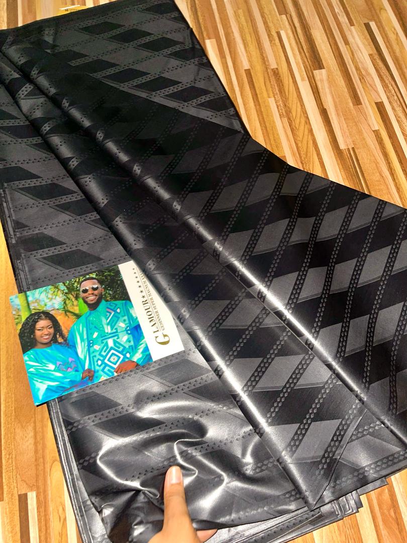 Luxury African Bazin Riche Fabric – 5 Yards - Shiny African Damask Bazin for Boubou, Agbada, Kaftan, Weddings – High-Quality African Fabric (Copy) (Copy)