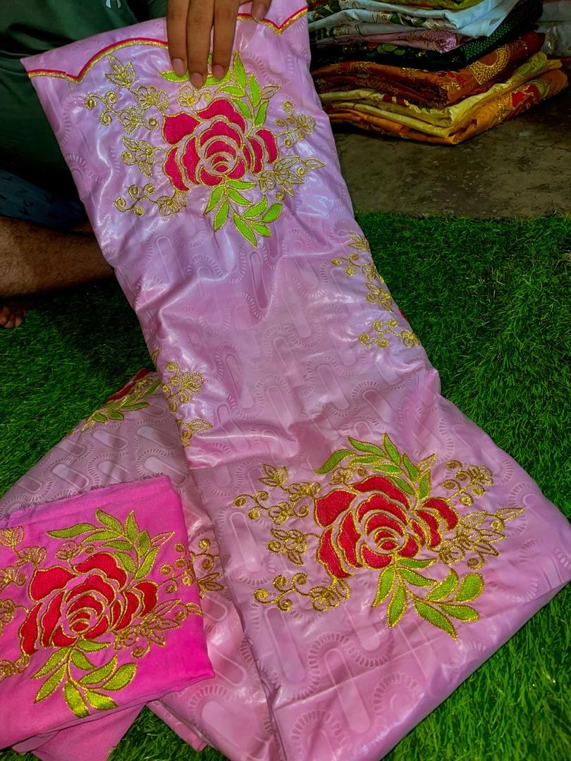 Luxurious Guinea Mali Senegal Bazin Riche Fabric | 3 Yards with Matching Scarf | Premium Embroidered Brocade 3-5 Days Shipping Limited Stock (Copy)