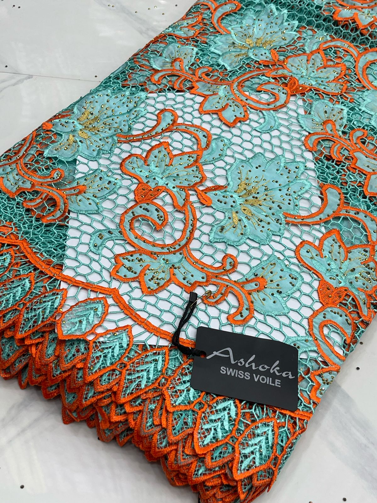 Premium Luxury African Wedding Lace Fabrics, High End Guipure Laser cut Lace 5 Yards for Dresses, Gown, Traditional Wedding Attire (Copy)