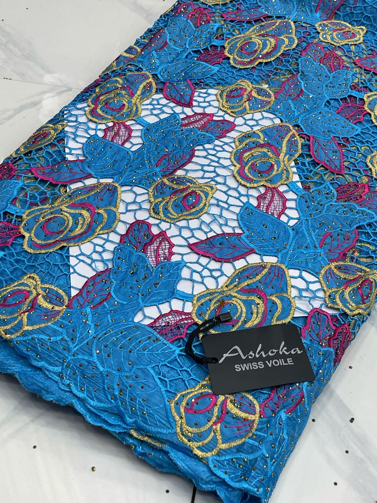 Premium Luxury African Wedding Lace Fabrics, High End Guipure Laser cut Lace 5 Yards for Dresses, Gown, Traditional Wedding Attire