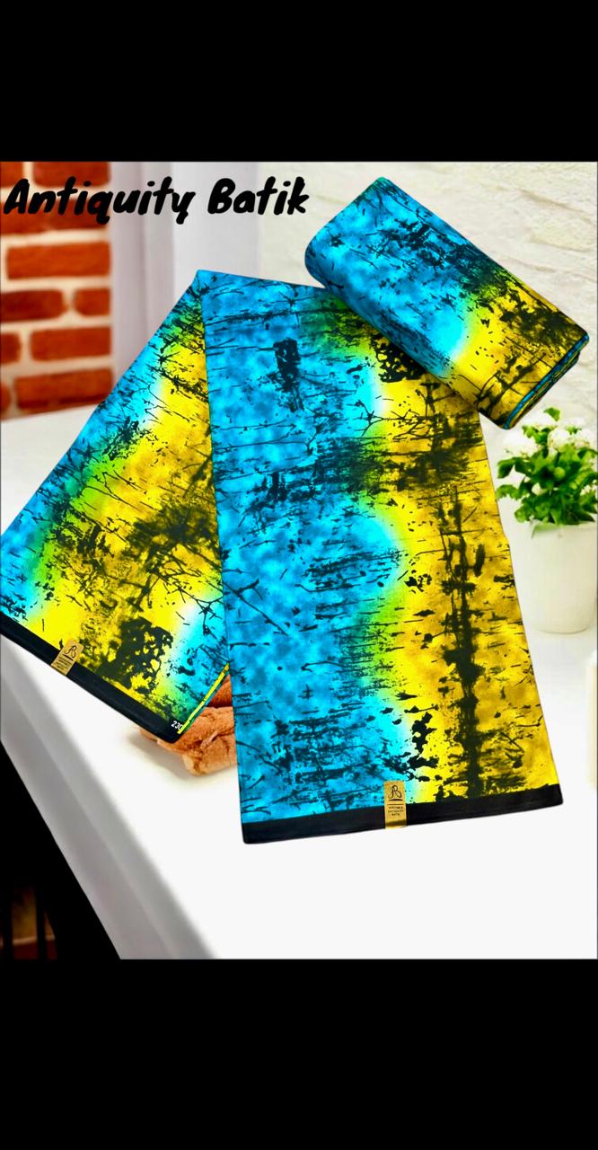 High-Quality African Batik Wax Fabric – Limited Edition Print – 6 Yards (Copy)