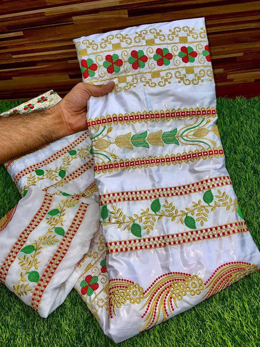 Luxurious Guinea Mali Senegal Bazin Riche Fabric | 3 Yards with Matching Scarf | Premium Embroidered Brocade 3-5 Days Shipping Limited Stock (Copy) (Copy)