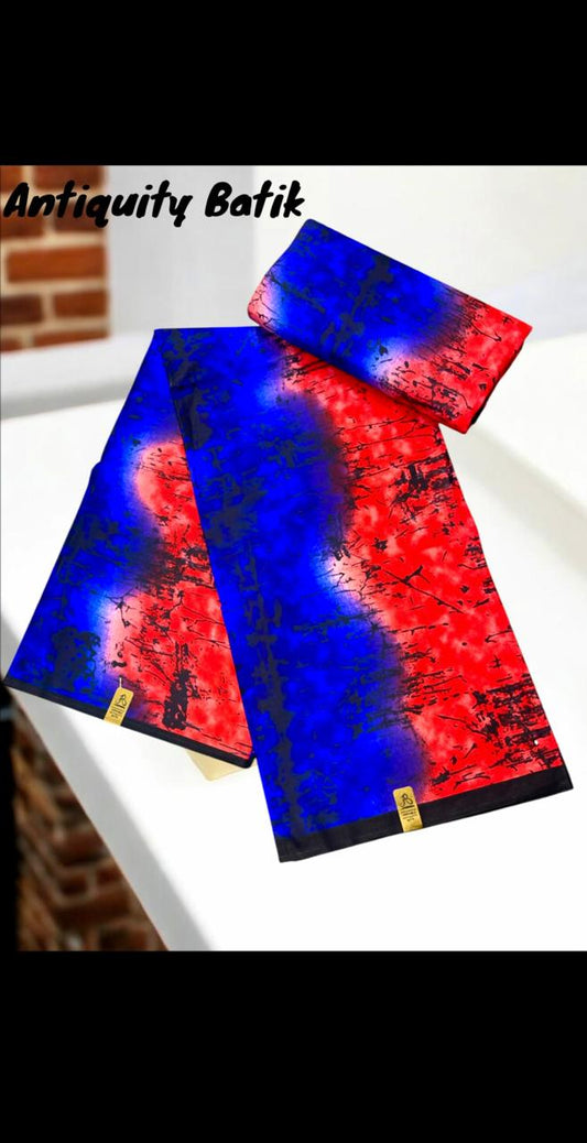 High-Quality African Batik Wax Fabric – Limited Edition Print – 6 Yards (Copy)